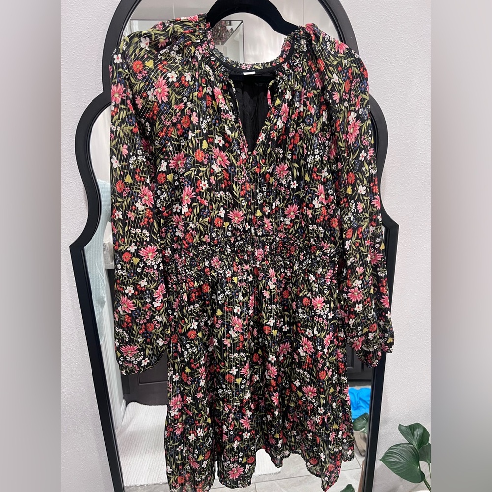 Floral Long Sleeve Dress